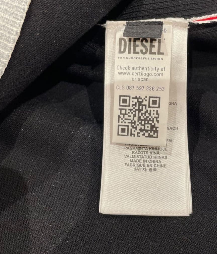 DIESEL K-DIRTセーター XS グレー 25ss