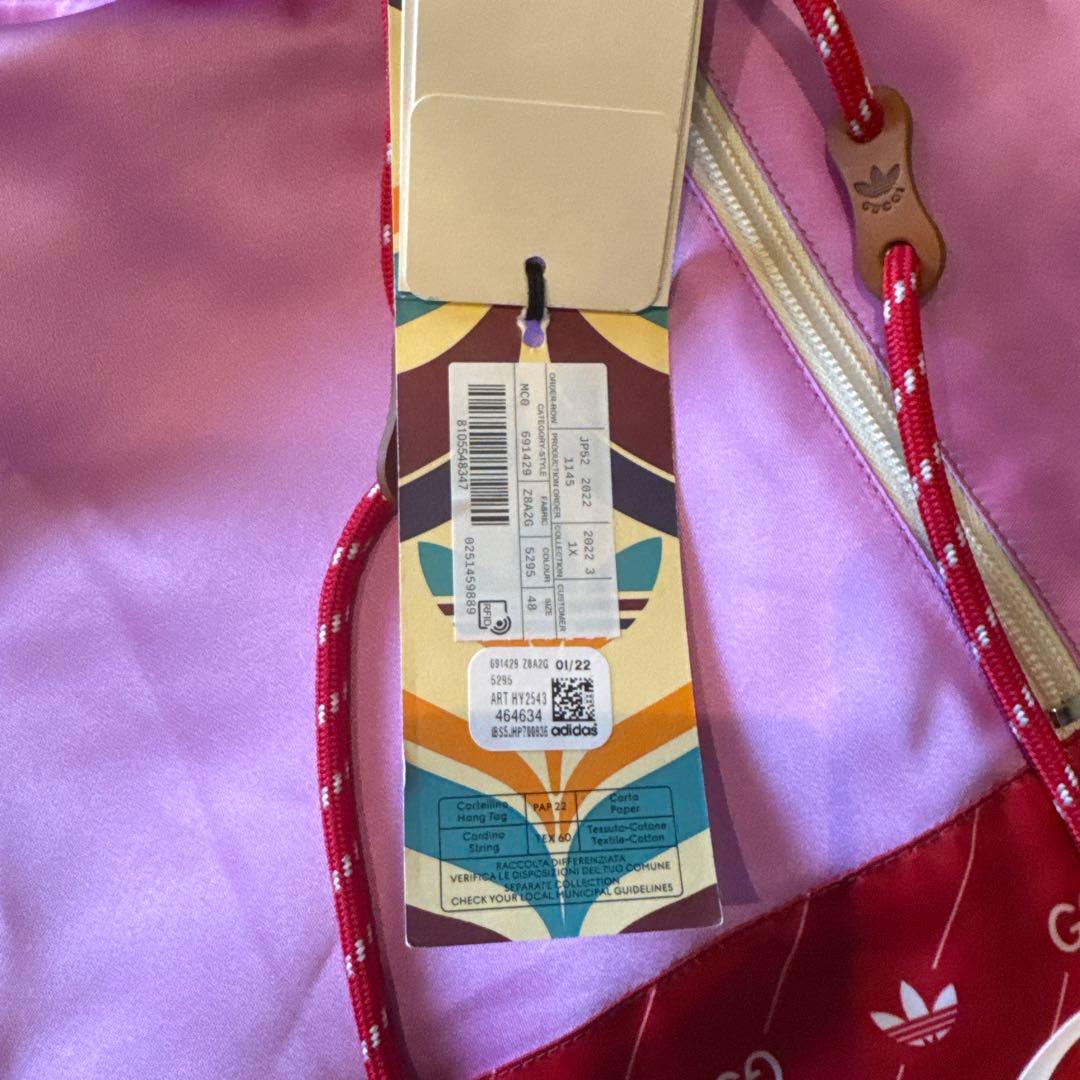 GUCCI×adidas グッチ アディダス フードインジャケット48 タグ付