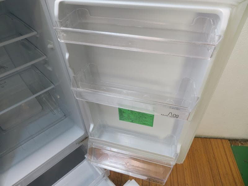 2ドア冷蔵庫 156L 上冷蔵 自動霜取 2021年製 CL04