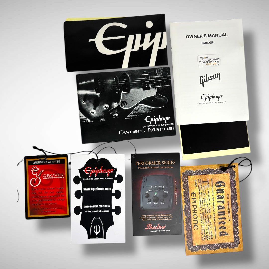 【美品】エピフォン Epiphone GIBSON ギブソン 限定 エレアコ