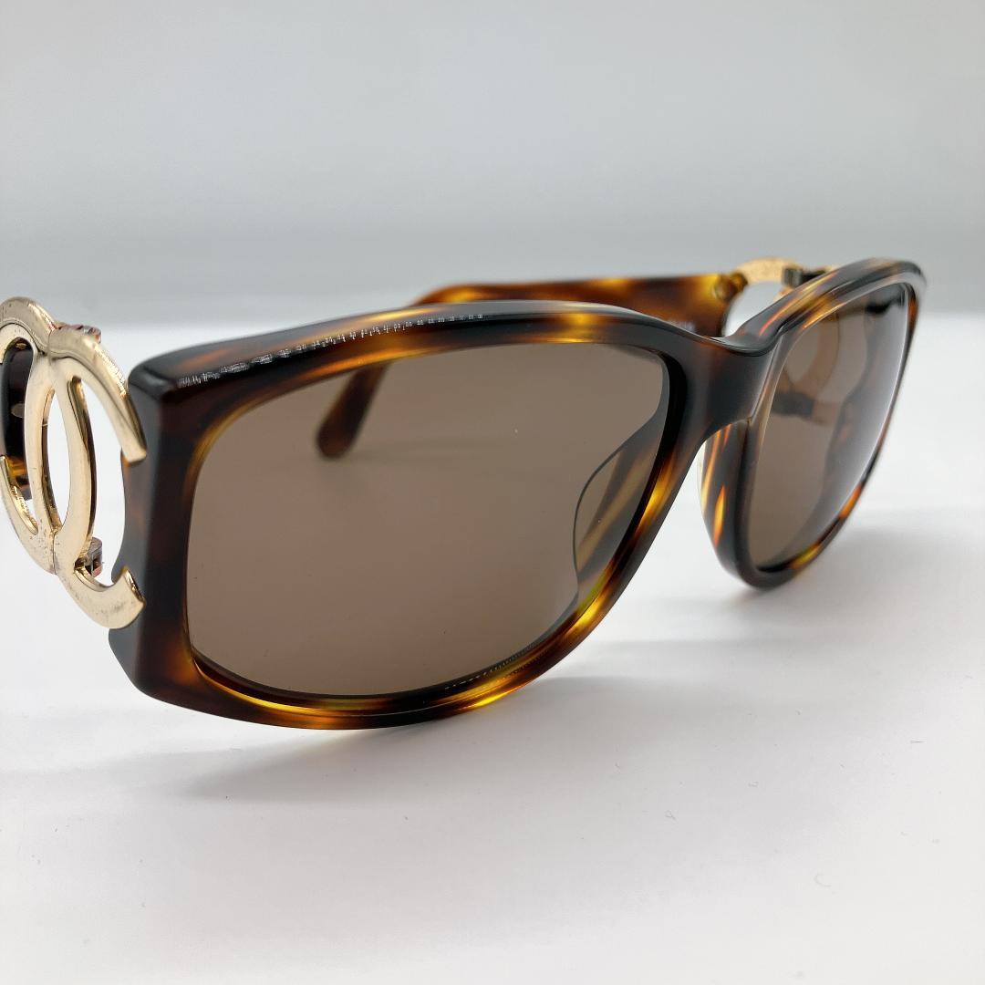 シャネル 02461 91235 ココマーク べっ甲調 サングラス ブラウン