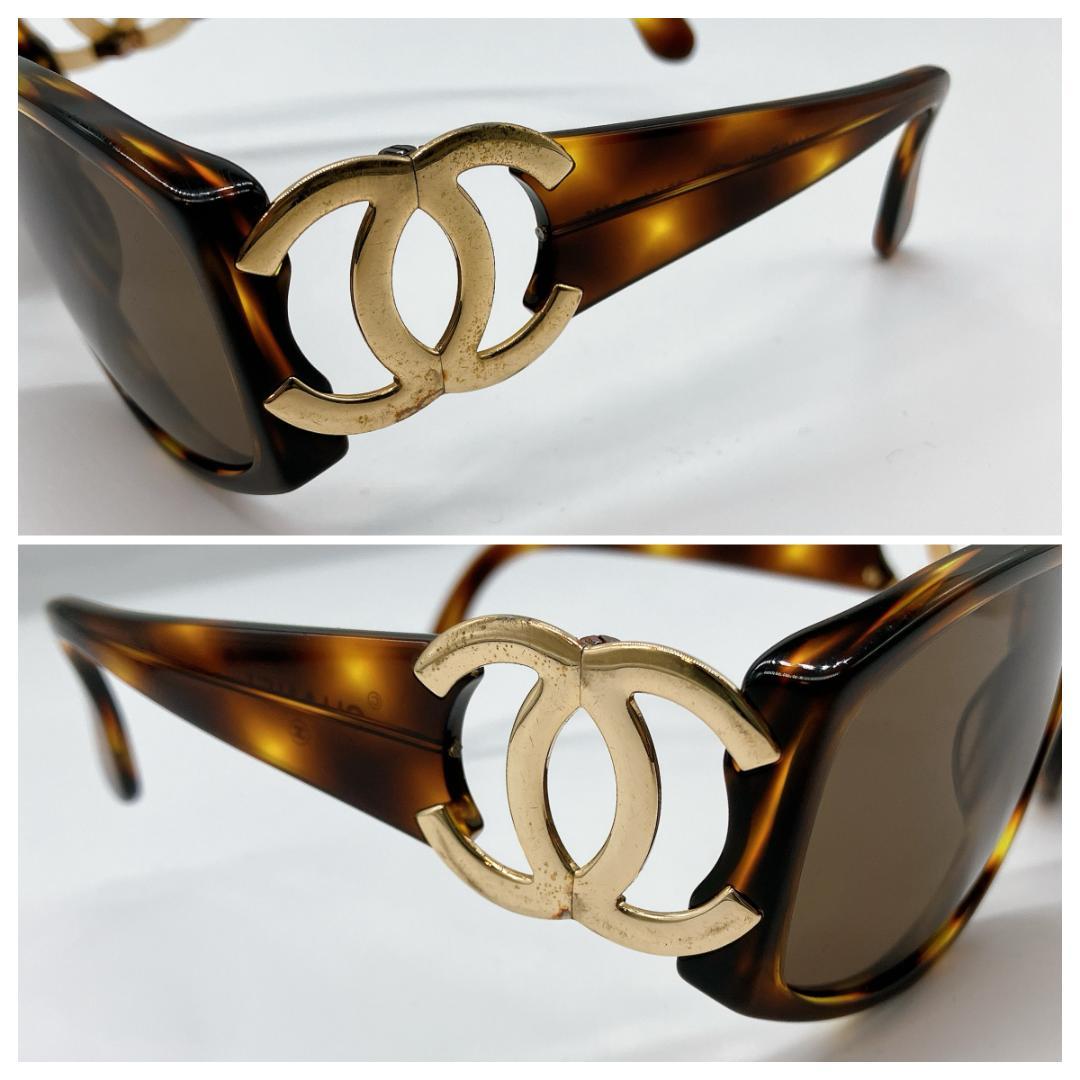 シャネル 02461 91235 ココマーク べっ甲調 サングラス ブラウン