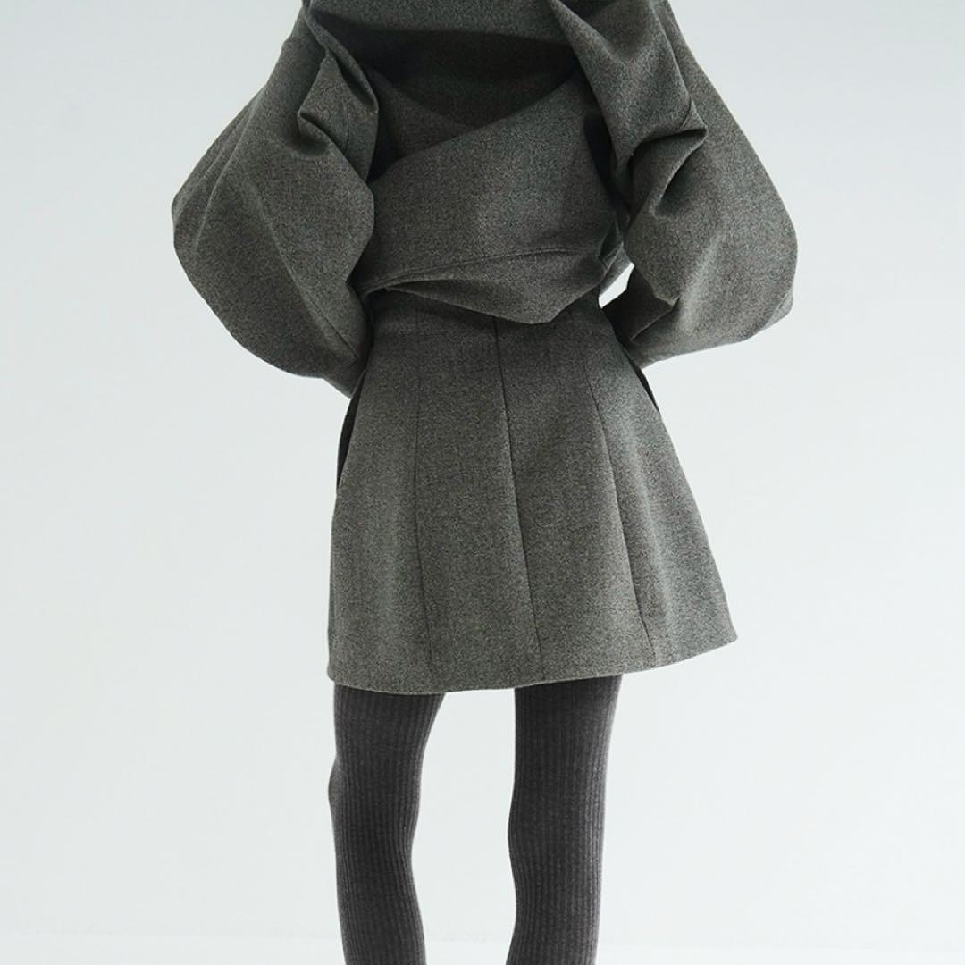 【新品】CLANE 正規品 CONSTRUCTIVE MINI SKIRT