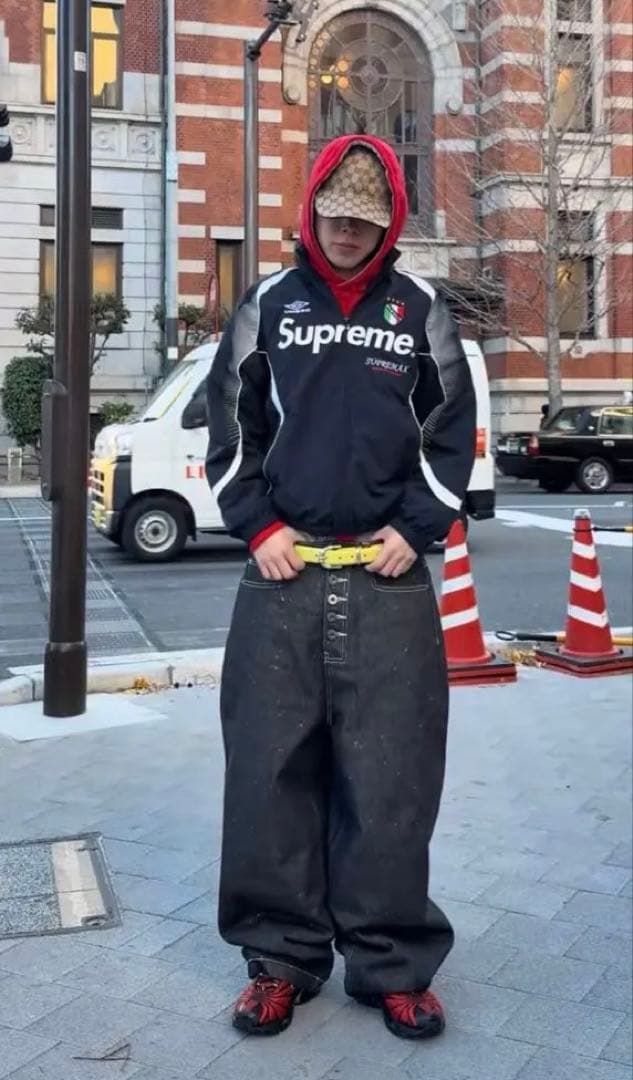 Bevis ブリングブリング キラキラ バギージーンズ（ブラック）W32