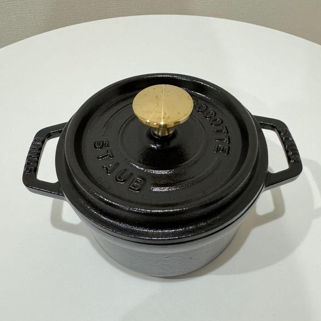 ストウブ(Staub) ピコ ココット ラウンド ブラック 14cm