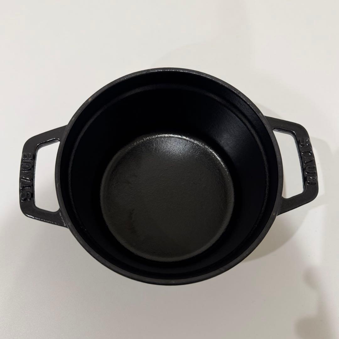 ストウブ(Staub) ピコ ココット ラウンド ブラック 14cm