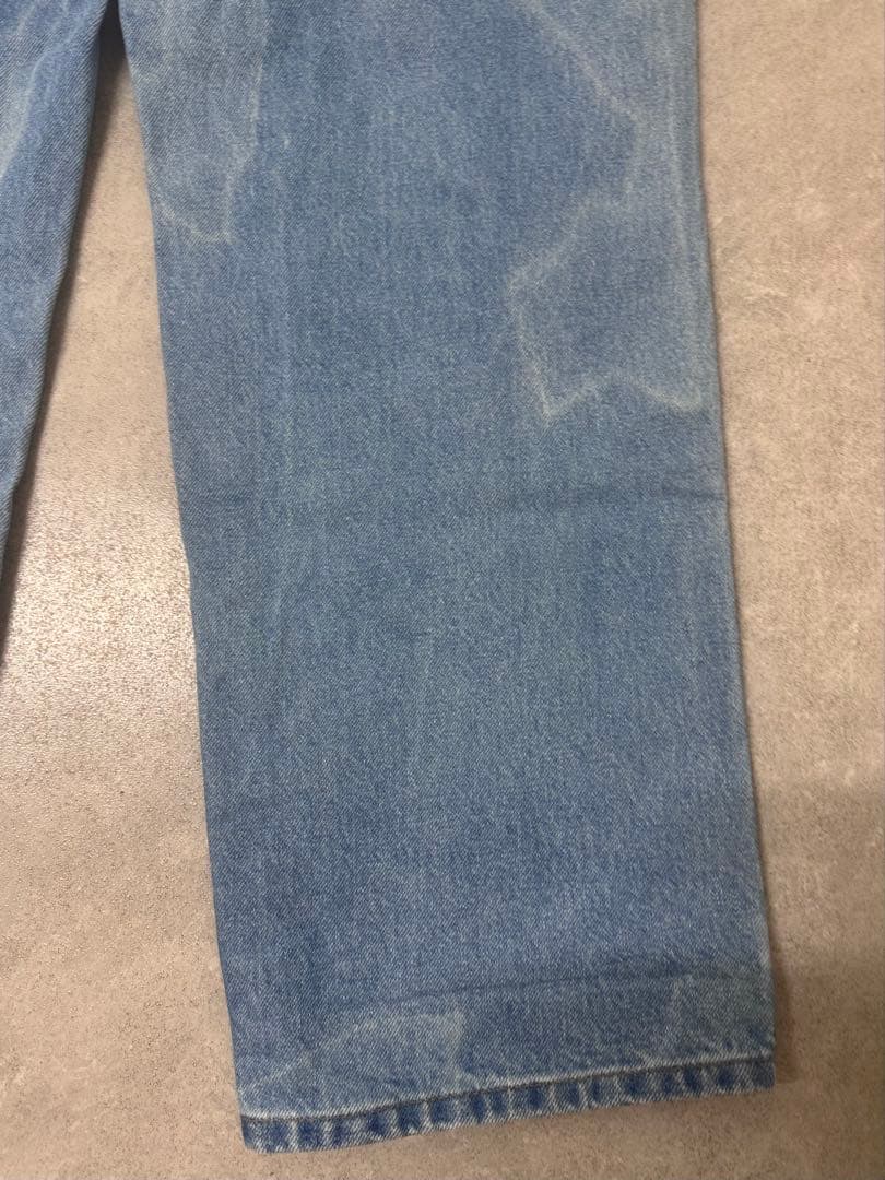 色落ち抜群 Carhartt ダブルニーペインターパンツ デニム 33x32