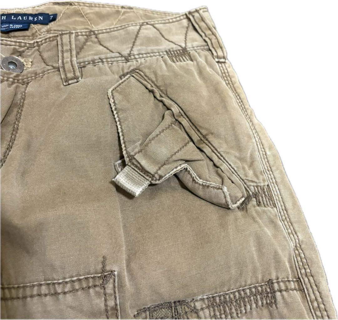 RALPH LAUREN ラルフローレン パラシュートパンツ ブラウン