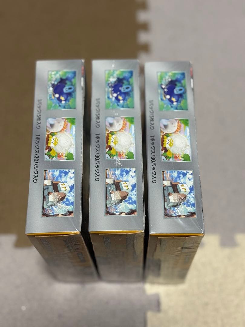 ポケモンカード クレイバースト×3BOX 未開封シュリンク付き
