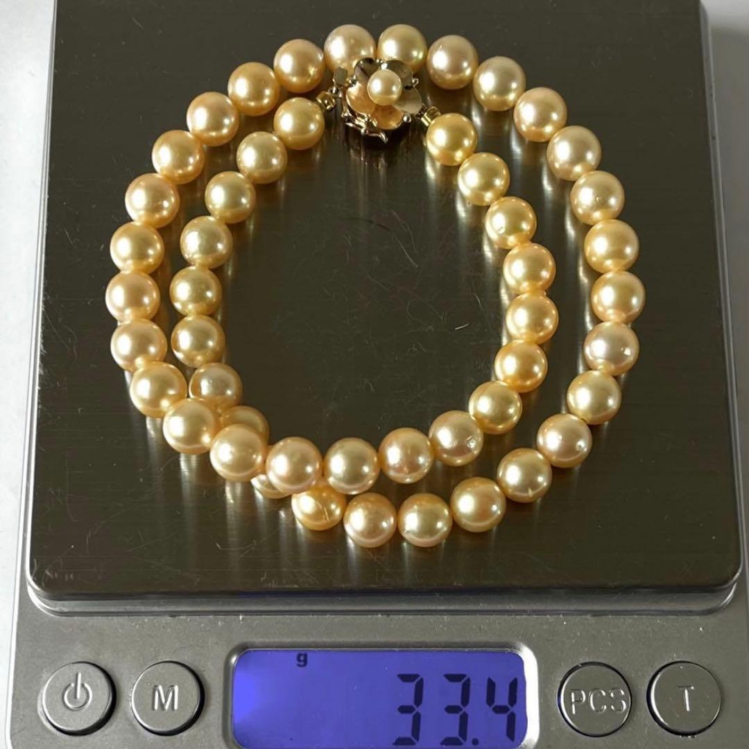 Sun様 k14刻印✨あこやゴールデンパール 7.5-8.0mm ネックレス