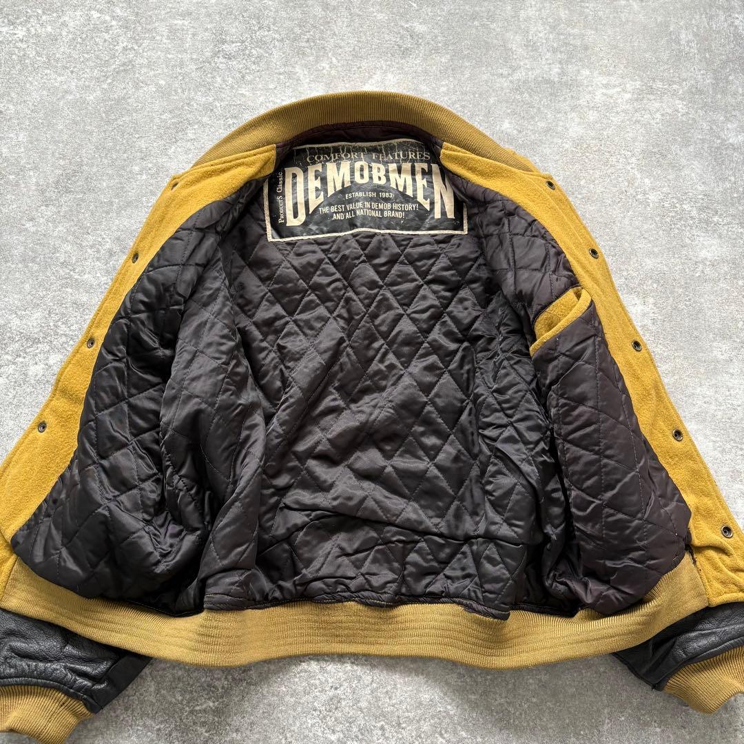 【DEMOBMEN】90s スタジャン バーシティジャケット 刺繍 ヴィンテージ