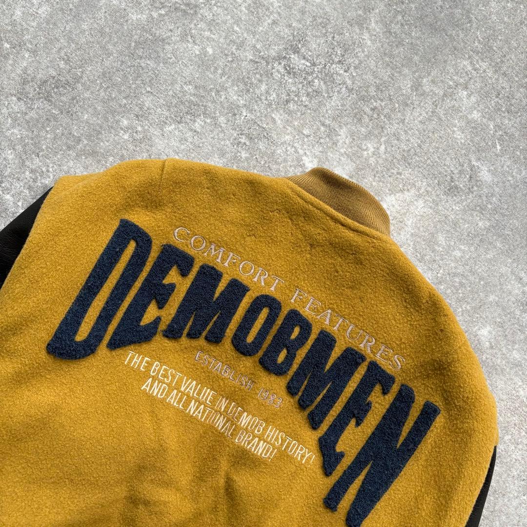 【DEMOBMEN】90s スタジャン バーシティジャケット 刺繍 ヴィンテージ