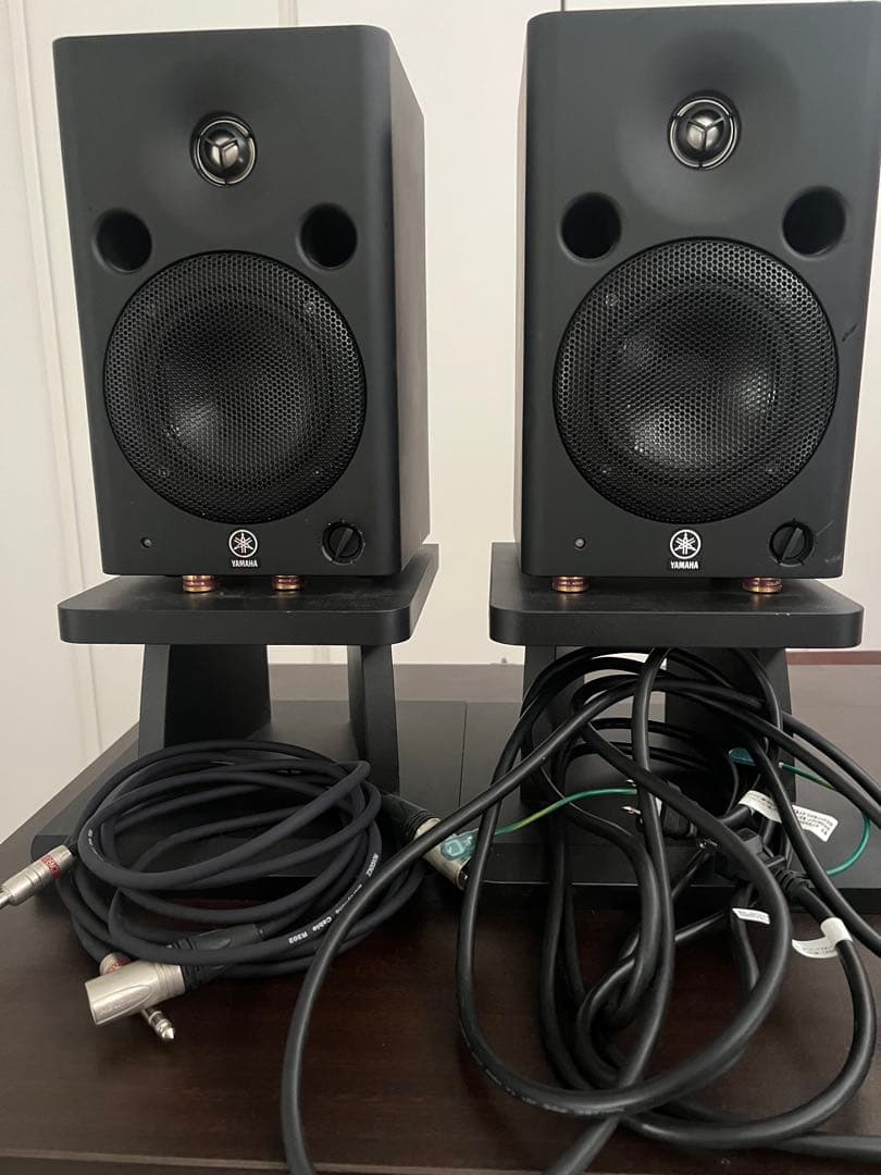YAMAHA パワードモニタースピーカーMSP5STUDIO (ペア＋周辺機器)