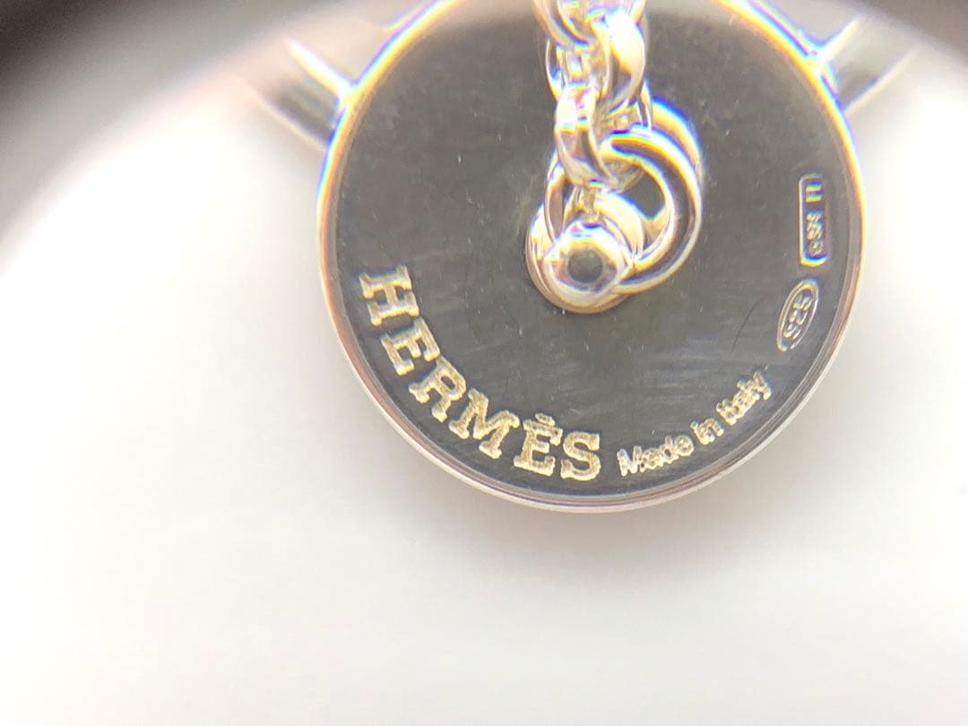 エルメス　ホースシュー　セリエ　カフス　シルバー