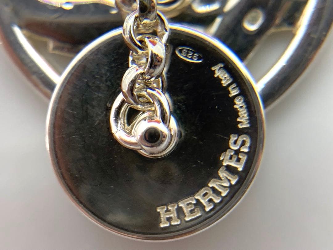 エルメス　ホースシュー　セリエ　カフス　シルバー