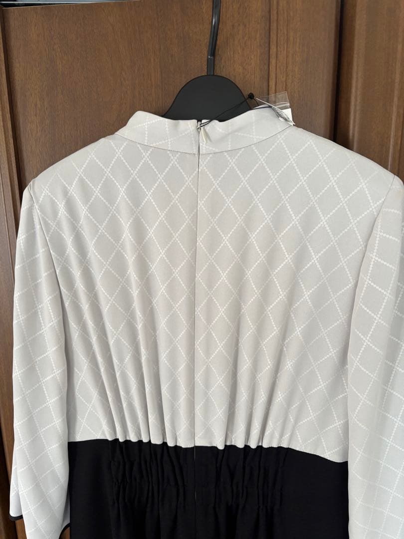 【今期新品未使用】ヤマダヤ　スカーフタイブラウスコンビワンピース　FENNEL