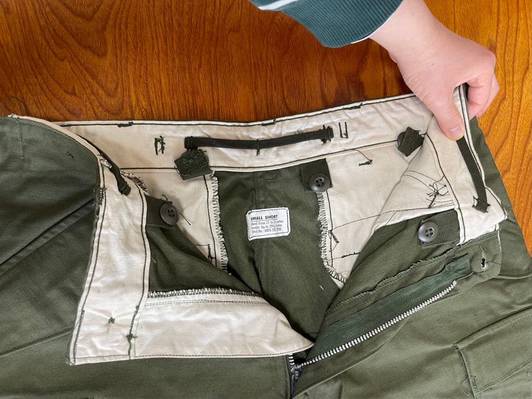 M65 1967年製 アルミジップ small short M-65