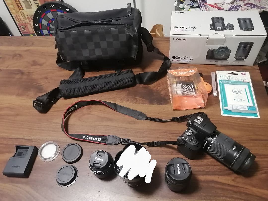 EOS kiss X9 ダブルズーム＋マクロ 計レンズ３本セット