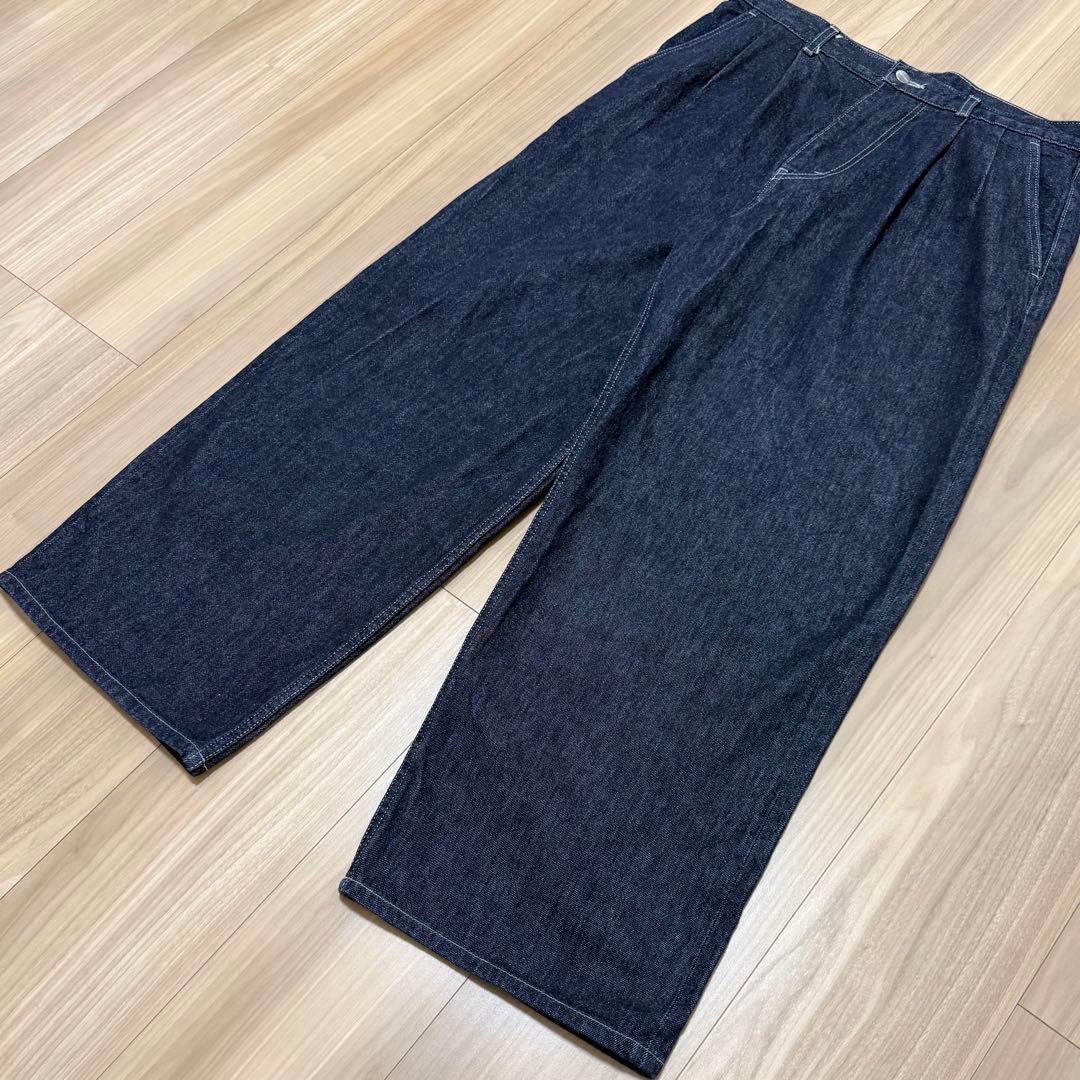 パンツ Colorfast Denim Two Tuck Pants 3