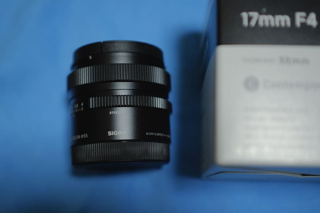 SIGMA 17mm F4 DG DN レンズ　SONY Eマウント用