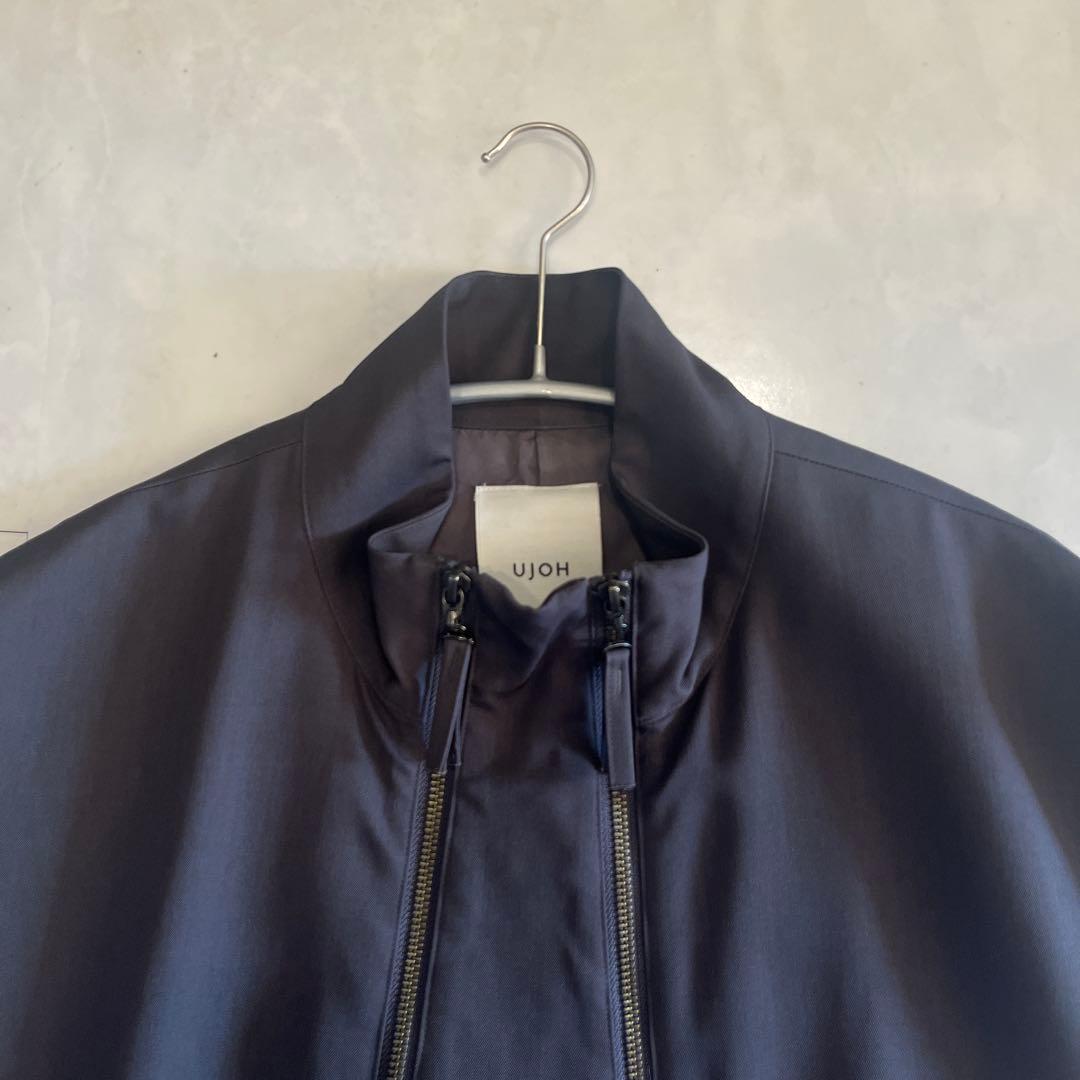 UJOH グレー ダブルジップベスト