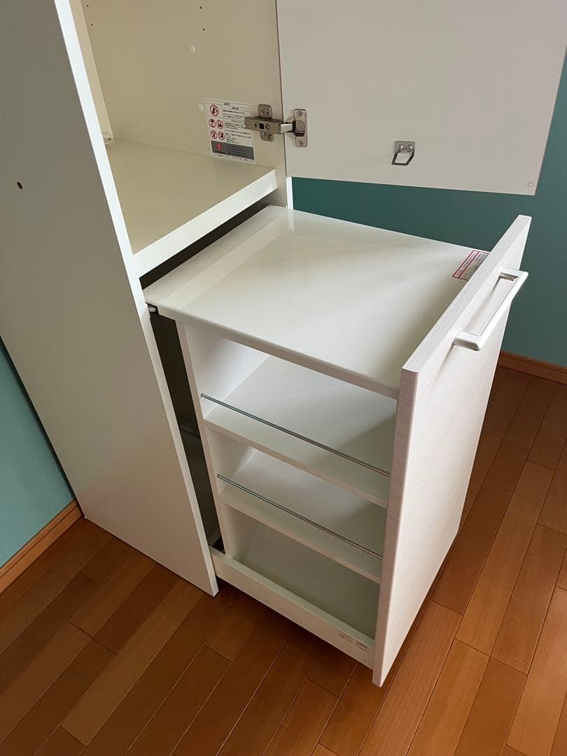 【送料込】パモウナ 食器棚 幅40cm×高さ200cm