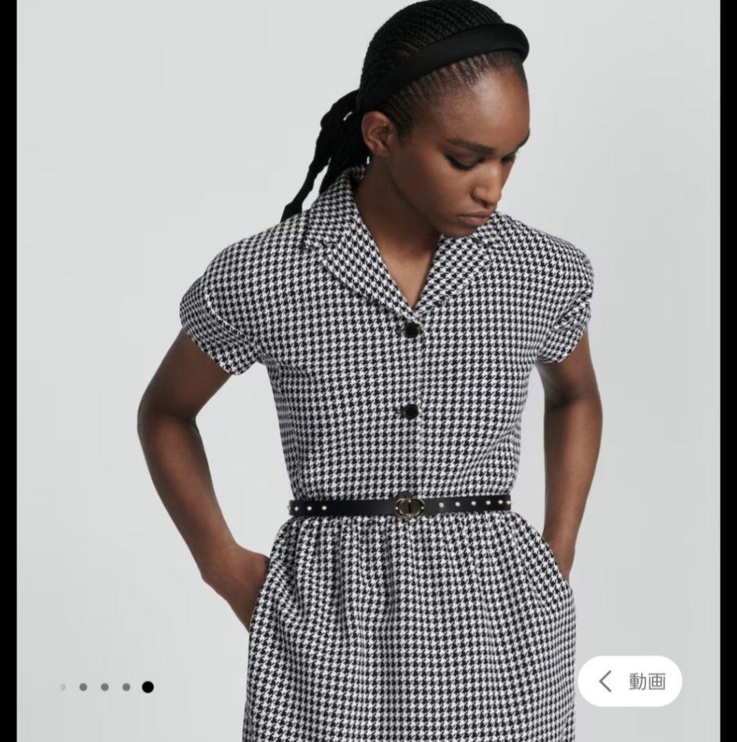 Dior ミディドレス（レギュラーフィット） グレー