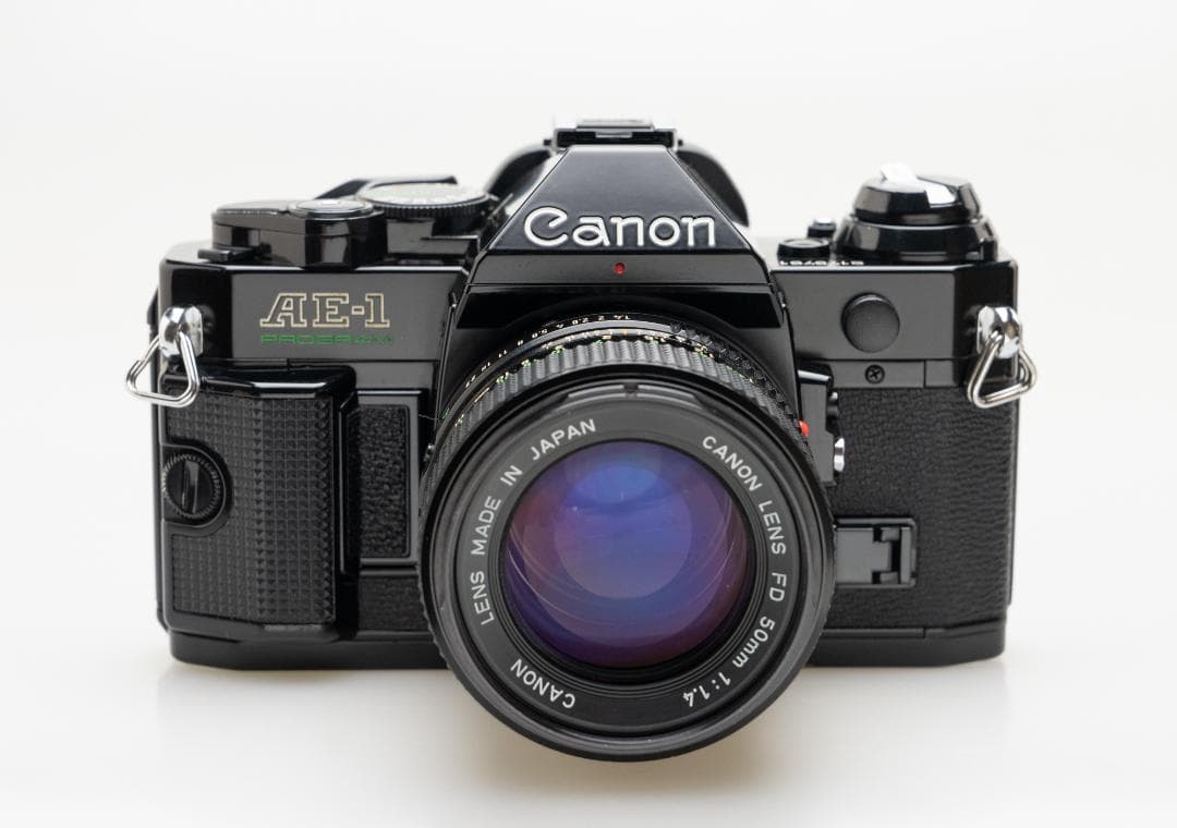 【完動品】Canon AE-1 PROGRAM+NewFD50mm f1.4など