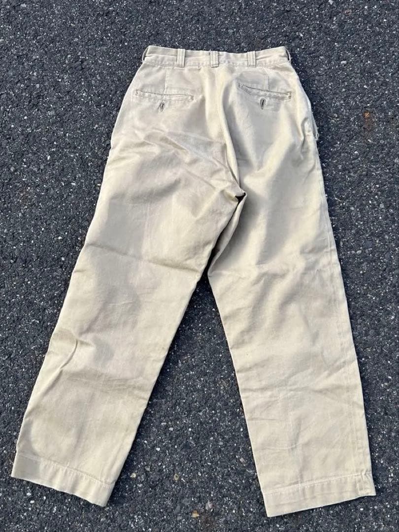 50s U.S.ARMY アメリカ軍 M-45 チノ トラウザー
