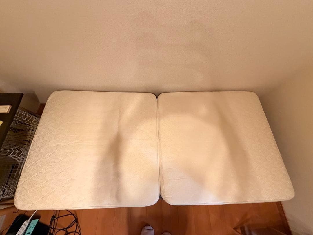 アイリスオーヤマ 折りたたみベッド 高密度ボンネルコイル　シングルサイズ