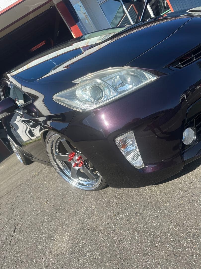 30プリウス キャンバープレート 6度※こういち※