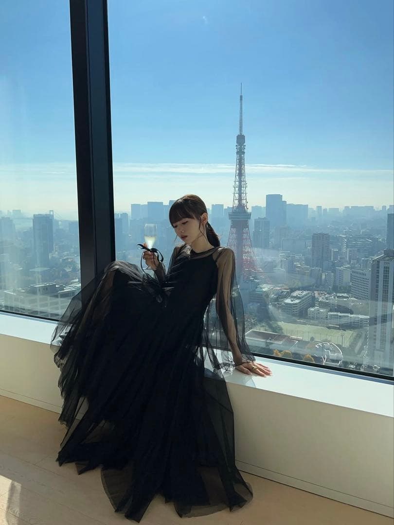 THE TOÉ Bluebell Tulle Dress S