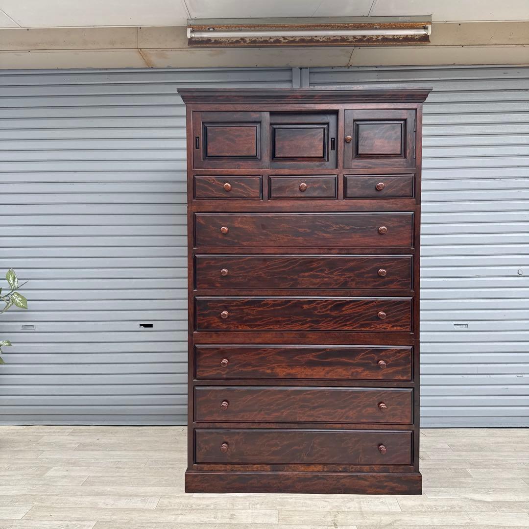 松本民芸家具 A型 和タンスⅡ 整理箪笥 7段チェスト