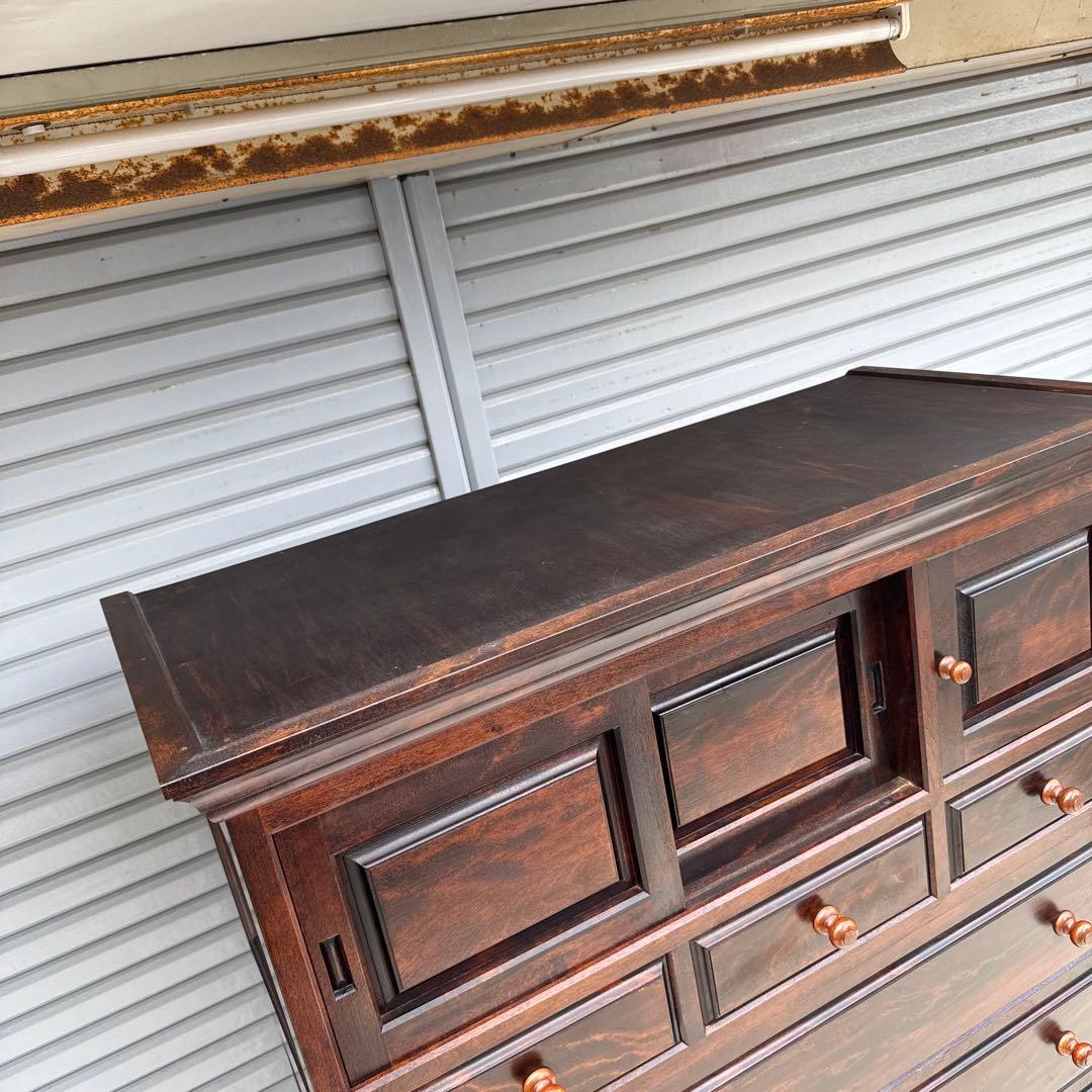 松本民芸家具 A型 和タンスⅡ 整理箪笥 7段チェスト