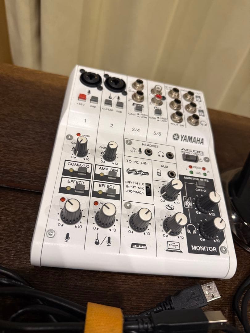 配信セット　YAMAHA AG06 ＆ Blue Yeti X マイク　箱なし