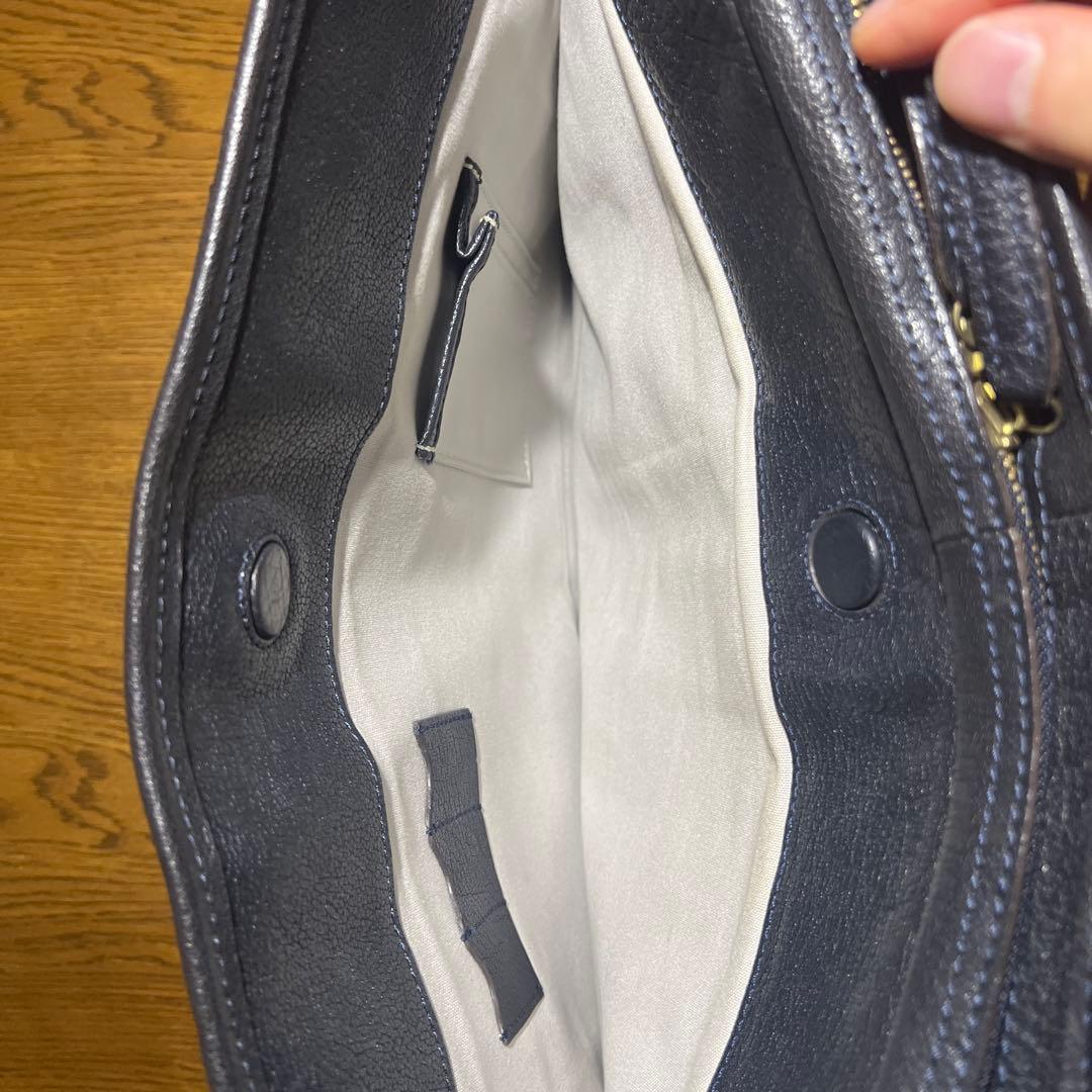 土屋鞄　アルマス バッファローブリーフ （アーバンネイビー）