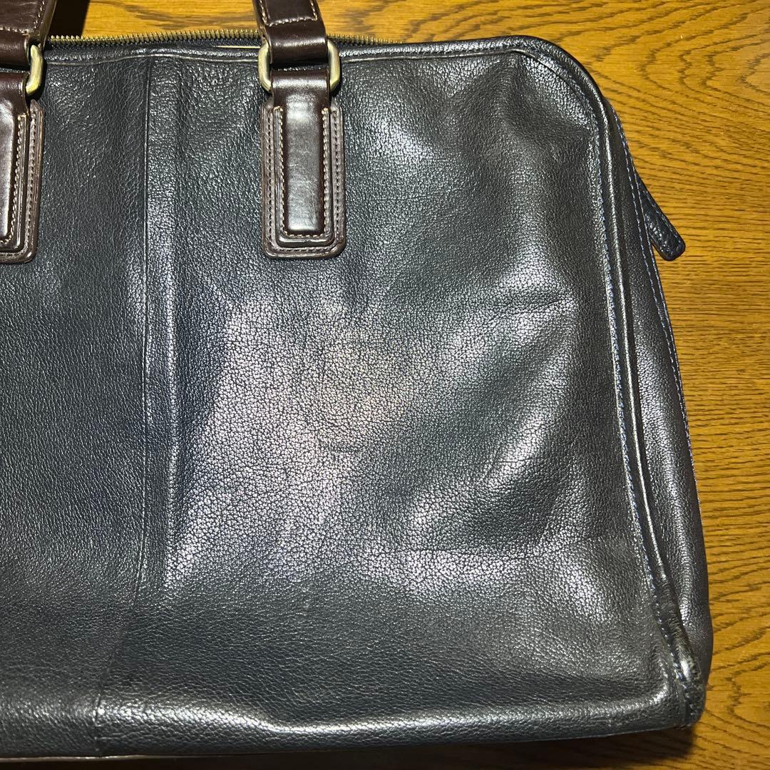 土屋鞄　アルマス バッファローブリーフ （アーバンネイビー）