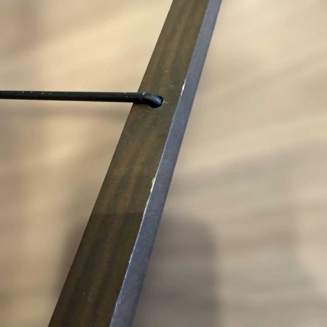 無印良品　廃番品　タモ材フレーム スタンドミラー