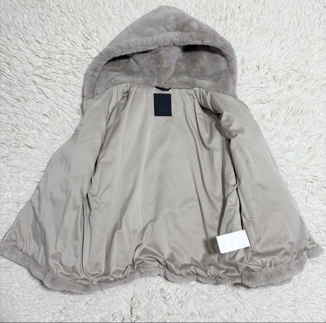 TATRAS YUMOLAボアブルゾン ライトグレー 01