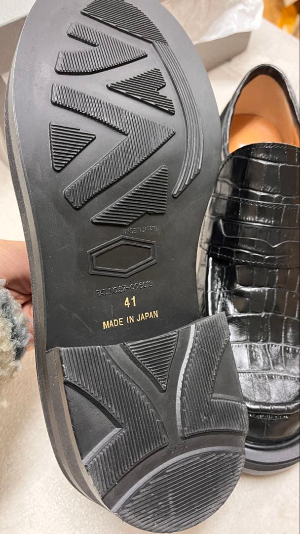 JieDa ジエダ LEATHER LOAFERS 41