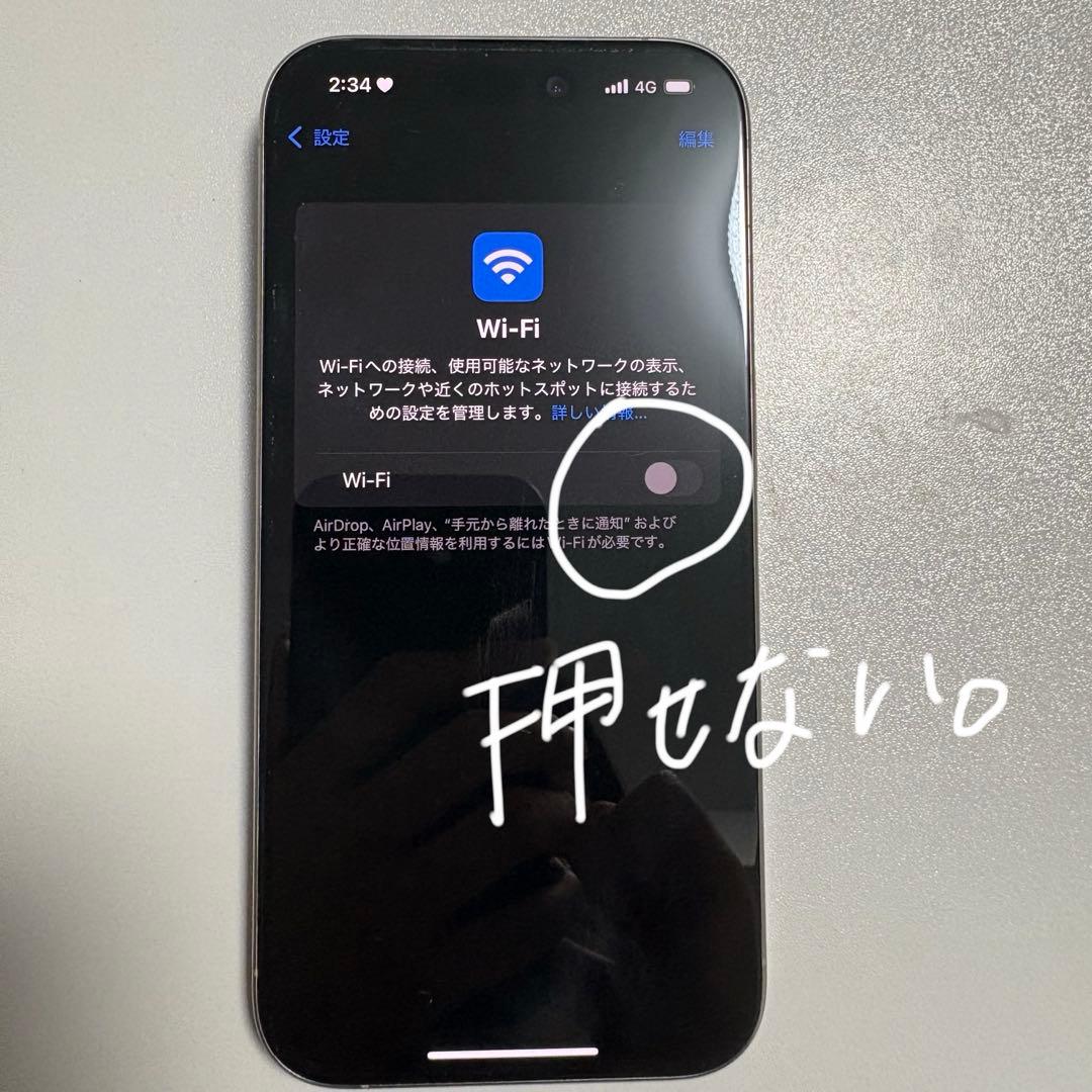 Apple iPhone 15Pro 本体 128GB ⚠️ジャンク品 SIMフリ