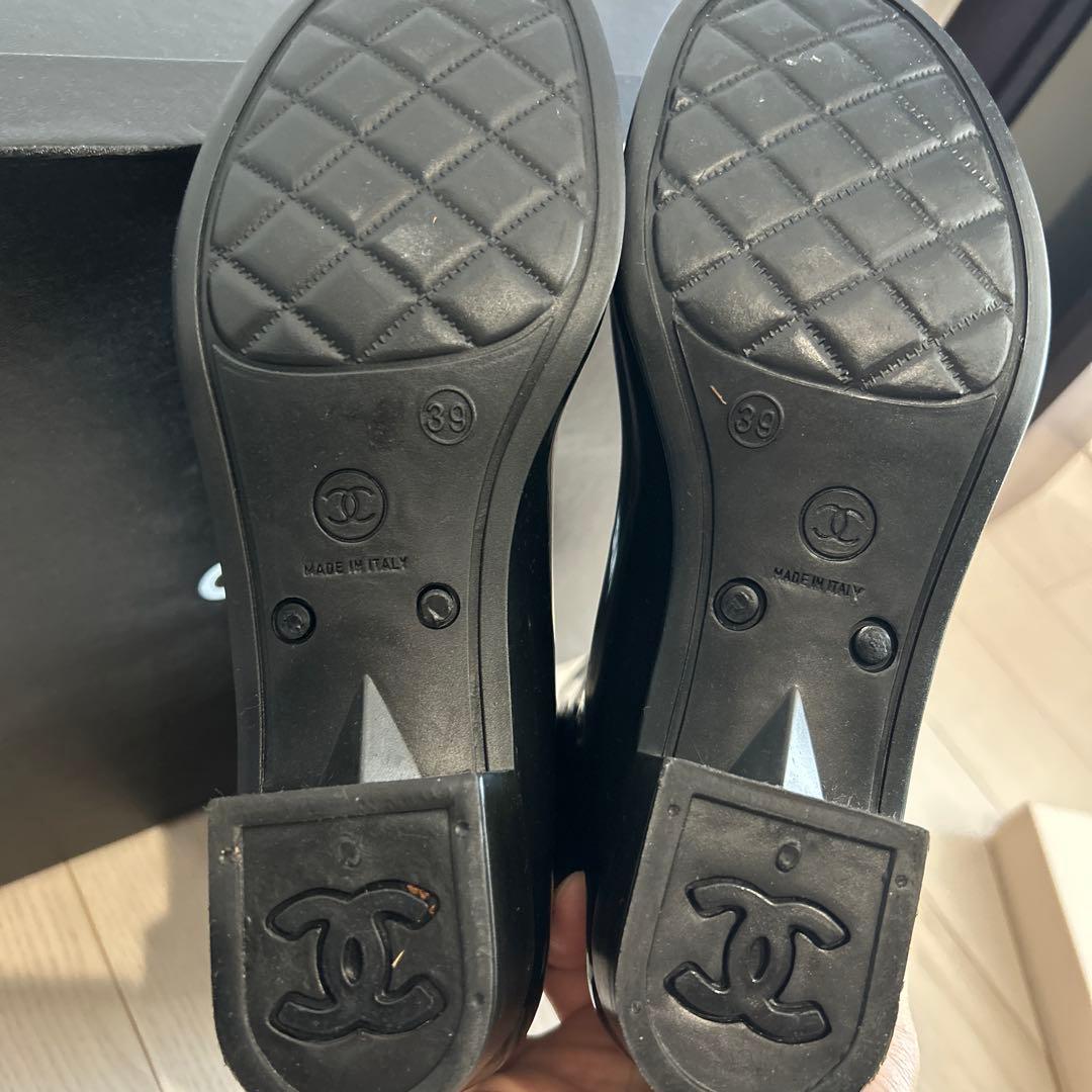 CHANEL ブラック レインブーツ