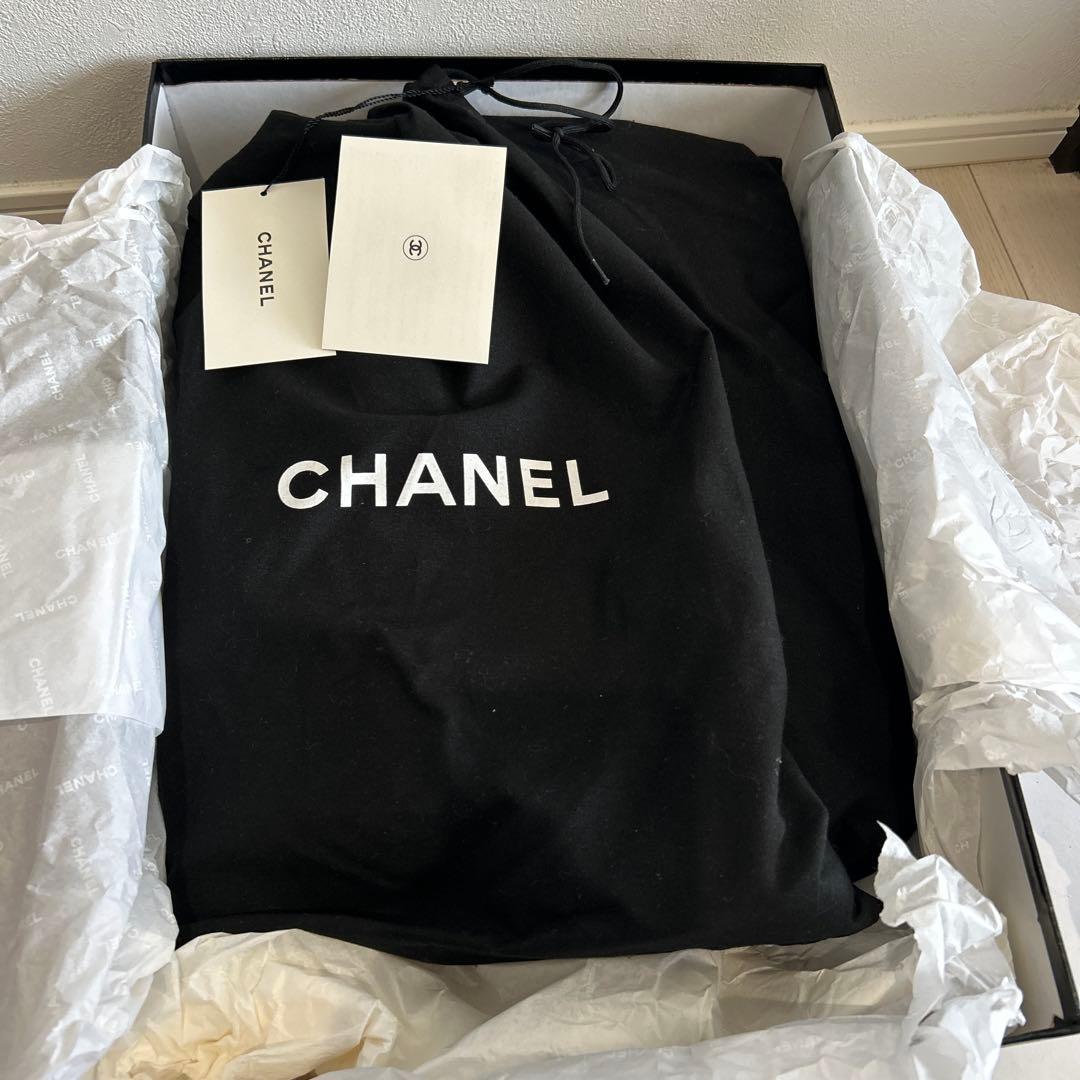 CHANEL ブラック レインブーツ
