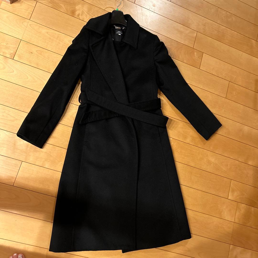 美品　カシミヤ　コート　シンプル