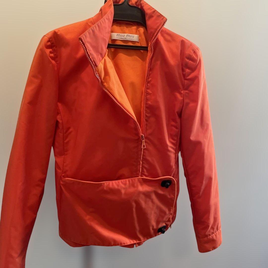 【Rakutao公式アカウント01 】miu miu オレンジジャケット
