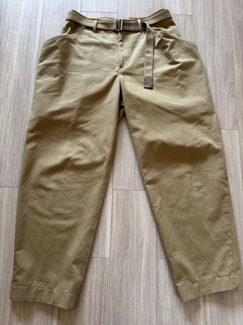 【週末限定値下げ】SACAI 25SS Cotton Chino Pants