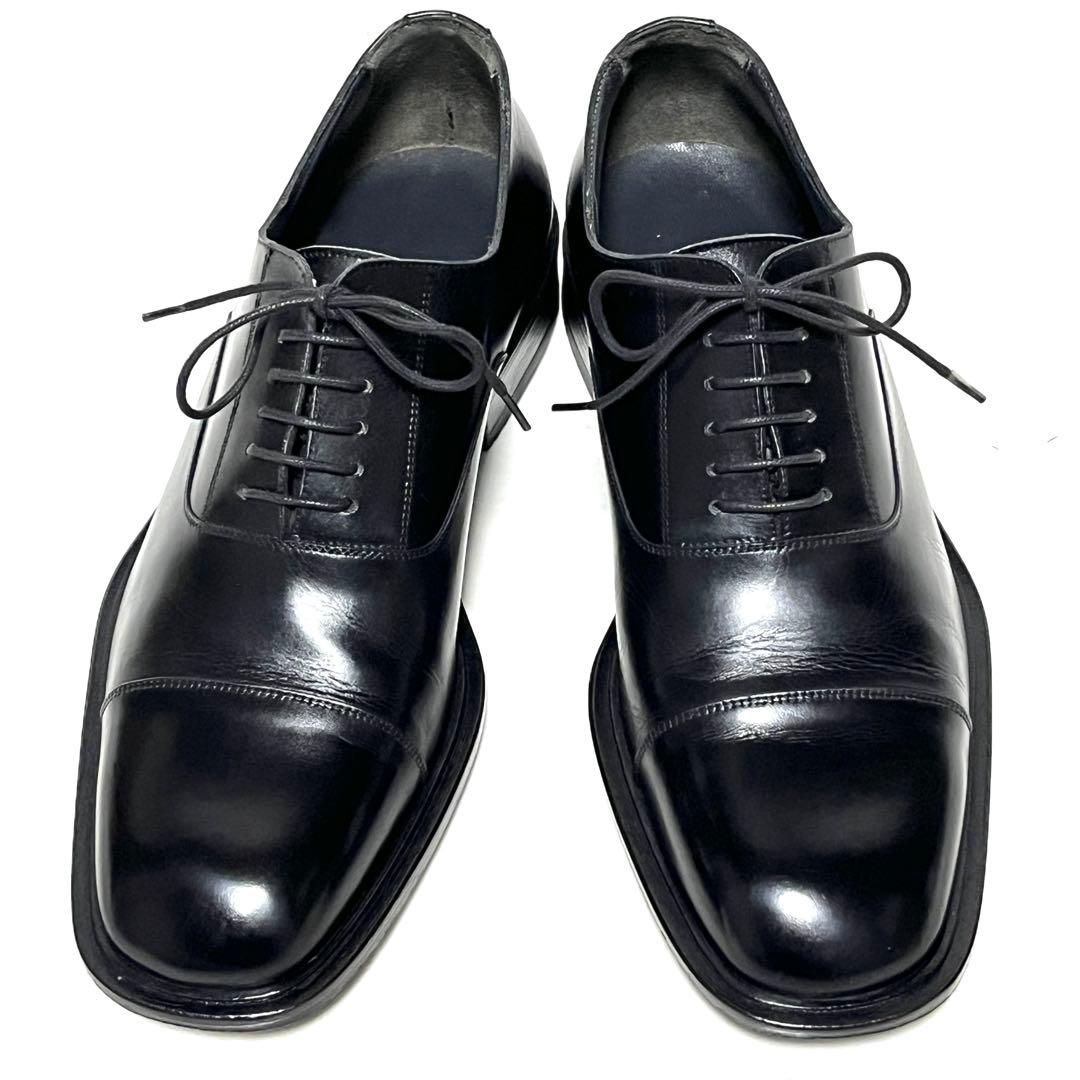 ★美品★BALLY バリー★ストレートチップ★6.5(25cm)★黒　ブラック★