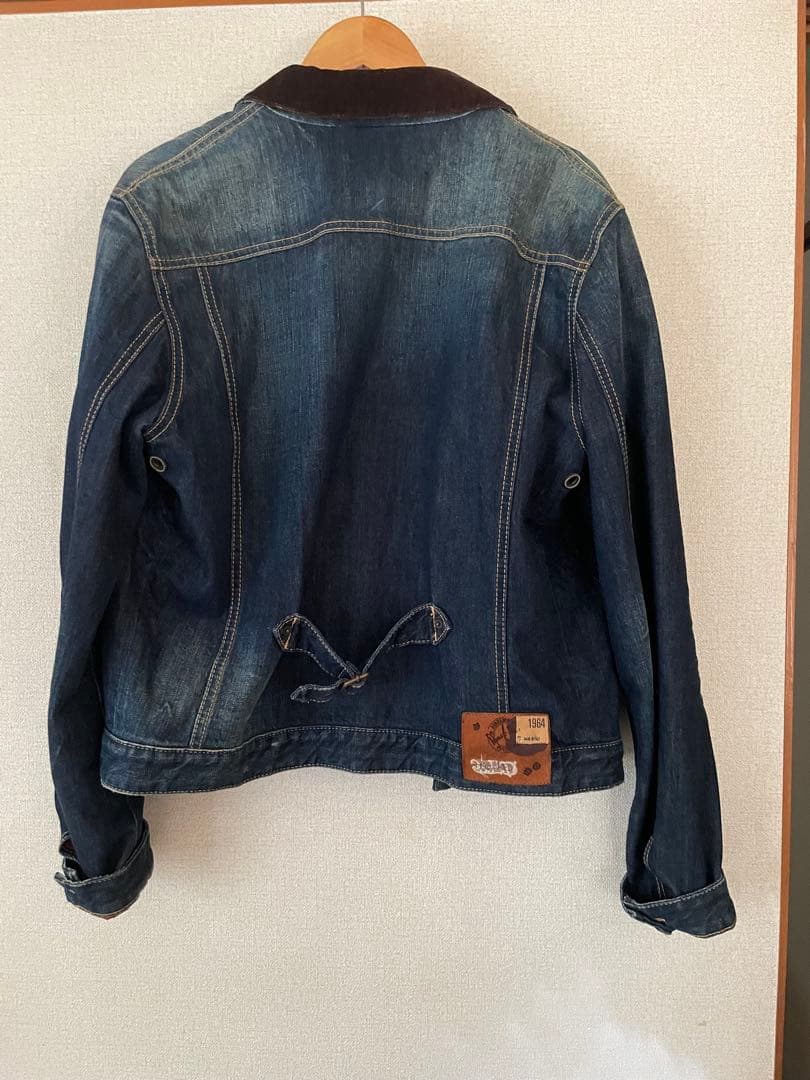 DSQUARED 2デニムジャケット コーデュロイ襟、裏地付き　サイズ50