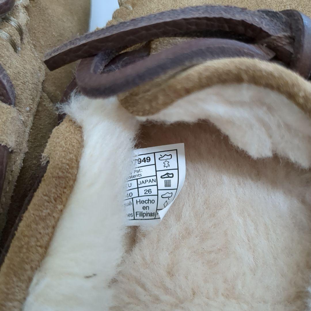 ●8/0121x17 UGG アグ スリッポン モカシン ダコタ ブラウン