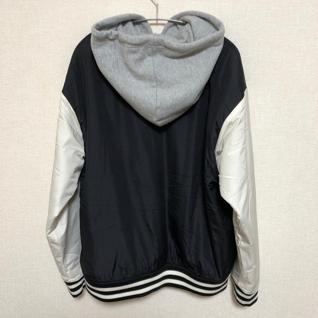 CHUMS チャムス スタジアムフーディー Lサイズ 黒×白